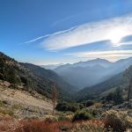 Angeles Crest Highway in den San Gabriel Mountains nördlich von Los Angeles