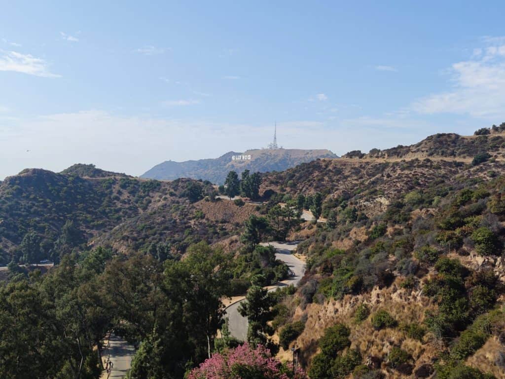 Hollywood Sign in den Hollywood Hills bei Los Angeles