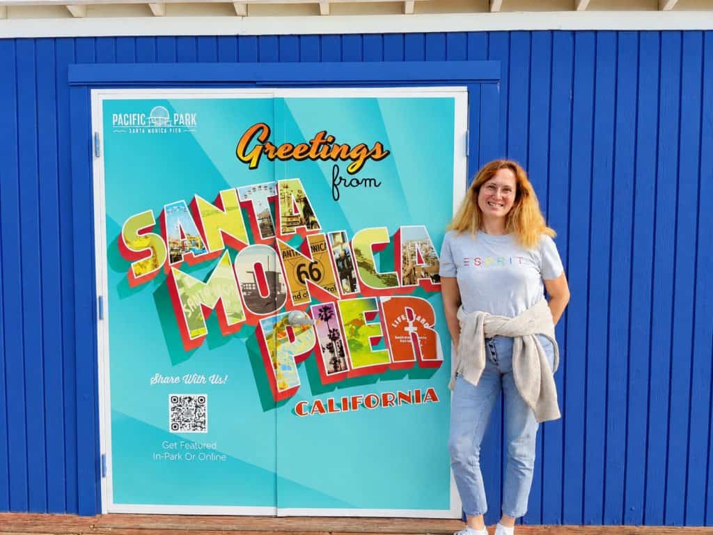 Julia von Vista-Tours am Santa Monica Pier in Los Angeles