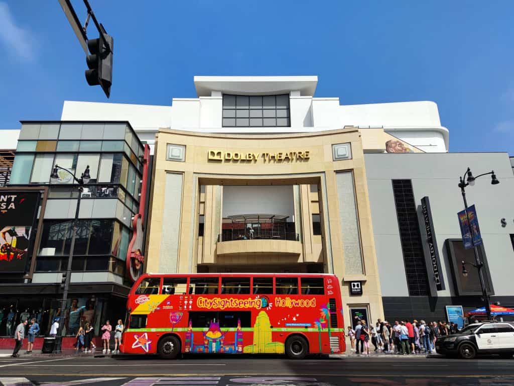 Dolby Theatre am Hollywood Boulevard in Hollywood